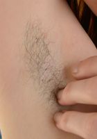 ATK Natural & Hairy: Emma Evins (Emma outside spreading her sexy lady rug.)