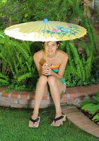 ATK Archives: Zoey Kush (Zoey Kush Poses With her Yellow Umbrella)