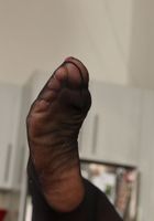 ATK Exotics: Kim Kandy (Super sexy black model Kim takes off her stockings)