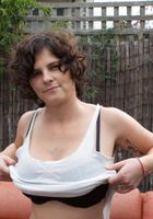 ATK Archives: Patience (Hairy Patience goes naked outside)