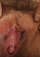 Spreading, gaping and toying her hairy pussy., Prudence Pond (pru003) ATK Natural & Hairy: Prudence Pond (Spreading, gaping and toying her hairy pussy.)
