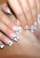 ATK Archives: Sabrina (Sexy babe Sabrina teases with her tan body in her lingerie)