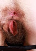 ATK Natural & Hairy: Sia Wood (Sia Wood in black leather and knee-high boots)